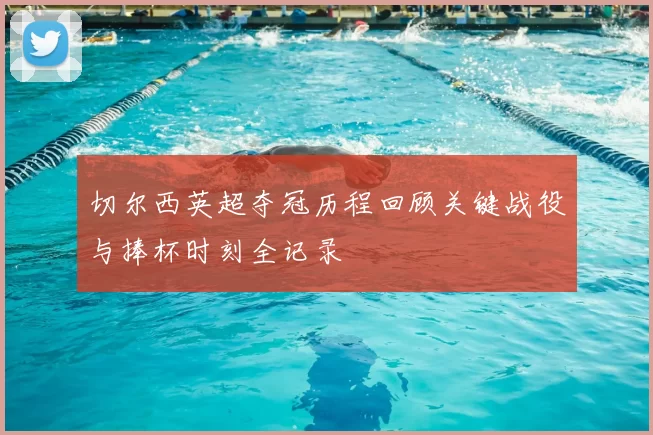 切尔西英超夺冠历程回顾关键战役与捧杯时刻全记录